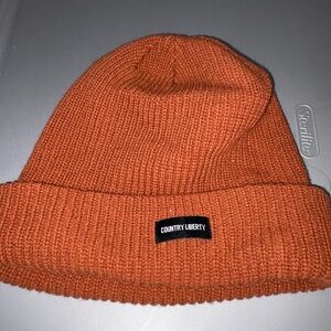 Rust Knit Beanie
